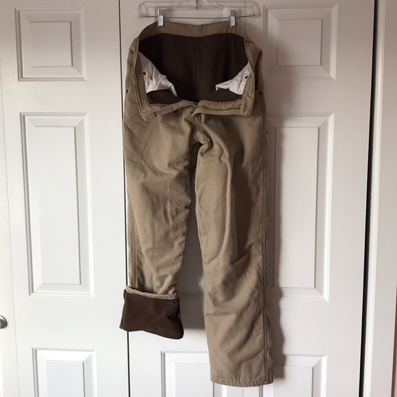 fleece lined carpenter pants